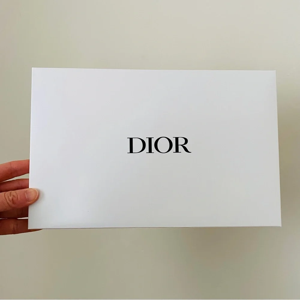 Brand New Christian Dior Black White Paris Map Print Cosmetic Bag Makeup Pouch - Picture 11 of 12